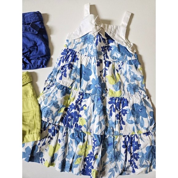 Janie and Jack 18 month blue Santorini Island Dress Shorts Lot Set. NO Green. - Picture 3 of 3